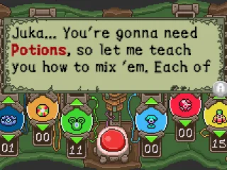 How to mix a potion