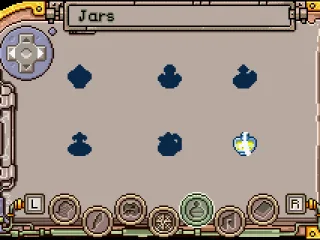 Inventory: Overview of the jars for ingredients