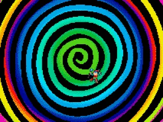 Using the teleporter