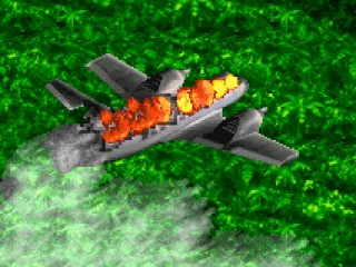 The intro movie shows your plane crashing