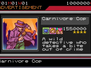 Choose from a variety of advertising methods such as this Carnivore Cop advertisement