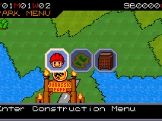 Ready to start building?  Open your build menu to create roads, facilities, and dinosaur enclosures