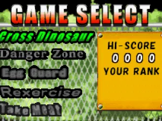 Main menu - pick a game