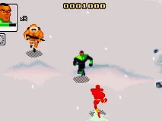 You play as Green lantern and Flash in the first section