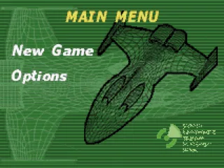 Menu screen.