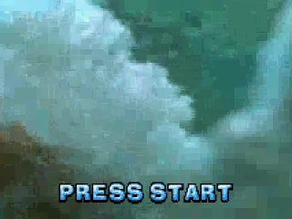 Instead of a stationary title screen, we see a video.