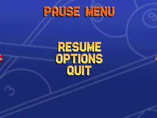 Pause menu