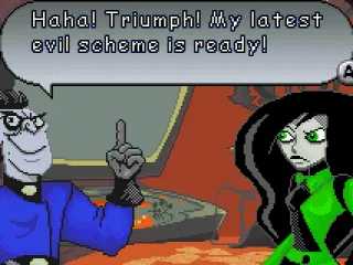 Introduction frame  Dr. Drakken and Shego talking about a new evil scheme...