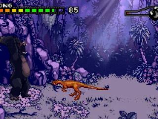 There are a few levels that you can play as Kong.