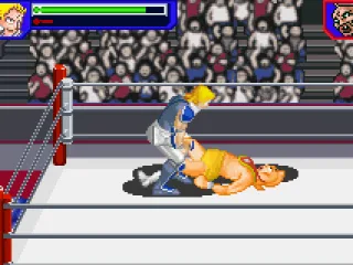 Messing with a knocked down opponent