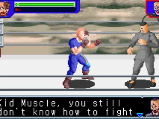 The teacher has to motivate Kid to fight at the beginning.