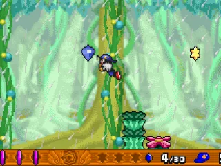 Klonoa can hover in the air for a short moment