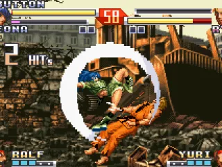 After doing her Grand Saber move, Leona complements it with a Gliding Buster, doing a 2-hit combo.