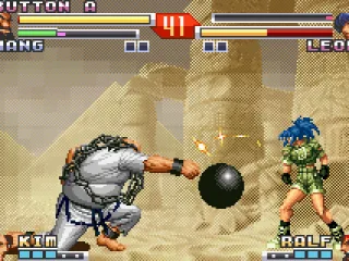 Chang's Ball and Bash move meets Leona's Earring Bomb: a quick advantage for her explosive attack...