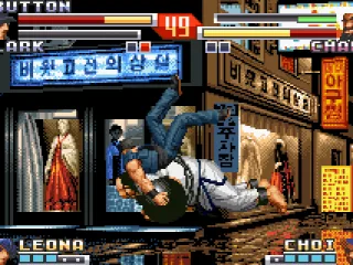 Grabbing Chang with aggressiveness, Clark is almost finishing his SDM Ultra Argentine Back Breaker!