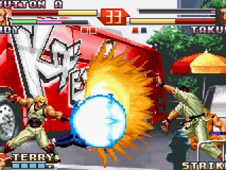 With a big power difference, Takuma's DM Haoh Shi Koh Ken surpasses Andy's Violent Hi Sho Ken move.