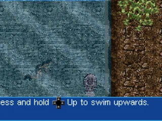 Lara learns how to swim.