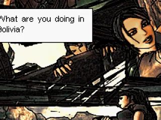 Lara, seeing the sights.