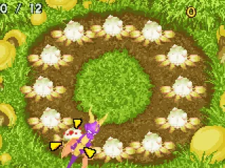 A mini-game - whack the Bulb Spiders before time runs out!