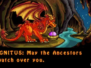 Ignitus manages to save a sole dragon egg