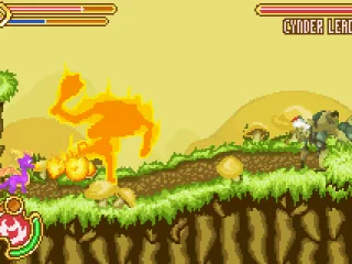 Spyro uses his fire breath for the first time