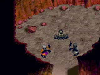 On the way to the underground village.