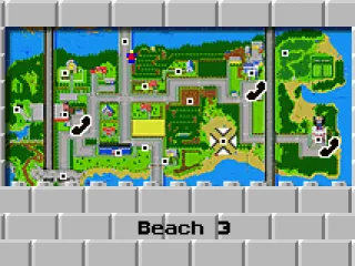 Map of a part of LEGO Island(tm)