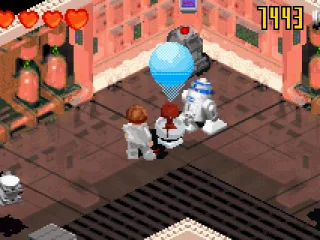 Leia learning about the Death Star