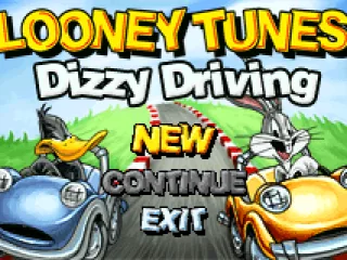 Dizzy Driving title screen
