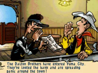 Intro: Now it's up to Lucky Luke to save the day once again!