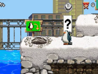 All different levels and the tutorial are accessed from this area.