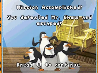 Level completion screen