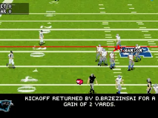 Kick-off is returned.