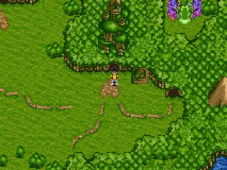 Traveling on the world map.