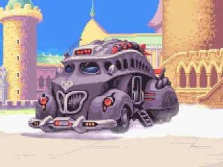 What a funky looking bus.