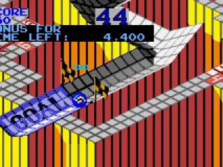 Marble Madness: the end of the first race