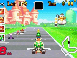 Waiting for the race to start.