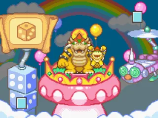 Unfortunately Bowser comes and scatters all gadgets and minigames.