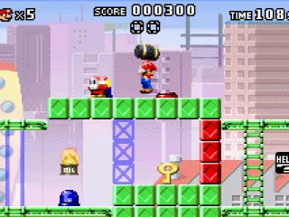 The hammer weapon works exactly the same as it did in the original Donkey Kong