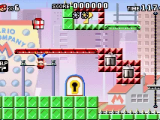 Use the bars to gather momentum to jump up