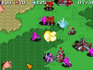 Playing a versus game.