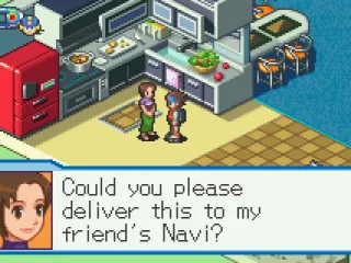 Mom wants you to deliver something for her on the net