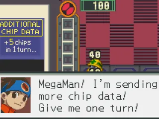 For the cost of one turn, you can get more chips sent to Mega Man