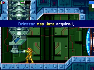 Receiving a map of the area