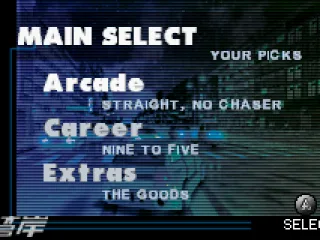 Main menu.