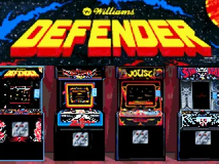 Choose your game from the arcade cabinet replicas