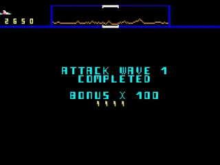 Defender - End of round score