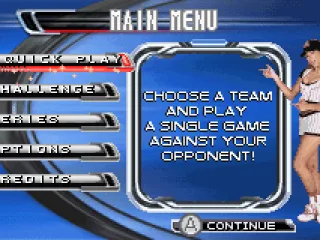 Main menu.