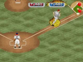 Running for 1st base