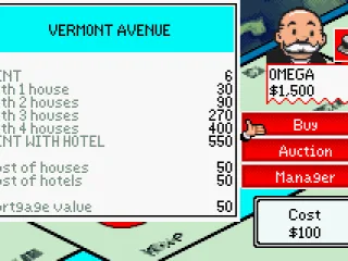 Should I buy or auction Vermont Ave.?